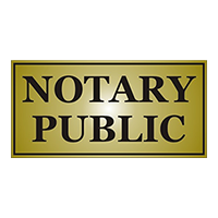 This stock notary sign is 4" x 8" and is engraved with Notary Public. Available in 5 plate colors. Free shipping on orders $75 and over!