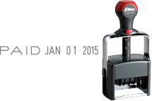 Stock and custom date stamps from Ideal®, Shiny®, JustRite®, Cosco® and Xstamper®. Rubber Stamps at Knockout Prices from Rubber Stamp Champ.