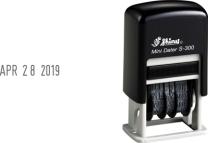 Stock and custom date stamps from Ideal®, Shiny®, JustRite®, Cosco® and Xstamper®. Rubber Stamps at Knockout Prices from Rubber Stamp Champ.