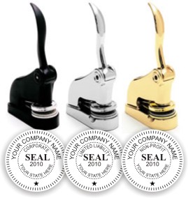 Corporate Seals and Stamps. Professional seals and stamps for corporations, engineers, architects. EZ Order by state. Self inking corporate stamps. Pre inked corporate stamps. Corporate embossers and seals. Secure ordering. Free Shipping.