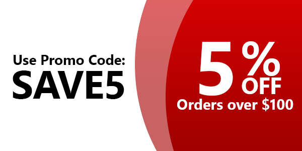 5% Off Orders over $100 Using SAVE5