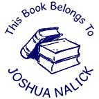 Library Stamps/Seals customized with your name! Free shipping and fast service at RubberStampChamp.com.