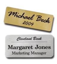 Name Badges Metal