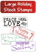 Holiday Rubber Stamps. Santa. Christmas trees. Merry Christmas. Stars, candy canes and more. Self Inking. Secure order online. RubberStampChamp.com Knockout Prices.