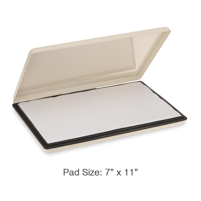 These Trodat heavy duty metal stamp pads, 7" x 11" are ideal for use w/ industrial permanent inks. Refill w/ water-based ink/waterproof ink. Orders over $75 ship free!