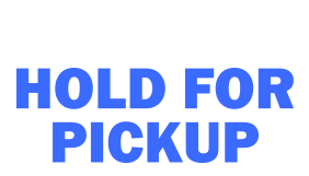 This HOLD FOR PICKUP self-inking stock stamp features 11 ink color choices & 4 size options. Go bold with our 6 premium ink colors. Orders over $75 ship free!