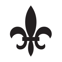Fleur de Lis self-inking rubber stamp available in your choice of 4 stamp sizes and 11 ink colors. Re-inkable with Ideal ink. Orders over $75 ship free!