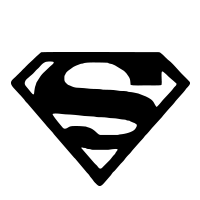 Solid Superman "S" Icon self-inking rubber stamp in your choice of 4 sizes and 11 ink colors. Clear impressions & re-inkable. Orders over $75 ship free!