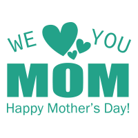 This We Love You Mom self-inking stock stamp is available in 3 stamp sizes & your choice of 5 standard or 6 premium ink colors. Orders over $75 ship free!