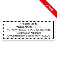Top quality Illinois notary stamp ships in 1-2 days. Meets all state specifications and requirements & comes in 5 mount options. Free shipping on orders over $75!