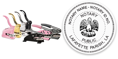 This notary public embosser for the state of Louisiana adheres to state regulations and provides top quality embossed impressions. Orders over $75 ship free!