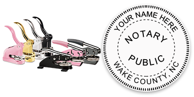 This notary public embosser for the state of North Carolina meets state regulations and provides top quality embossed impressions. Orders over $75 ship free!