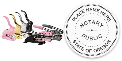 This notary public embosser for the state of Oregon meets state regulations and provides top quality embossed impressions. Orders over $75 ship free!