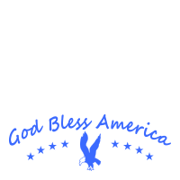 This God Bless America w/ stars & eagle self-inking stamp has an impression size of 7/8" x 2-3/8" & is available in 11 ink colors. Orders over $75 ship free!