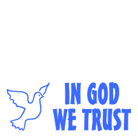 A dove adorns this IN GOD WE TRUST self-inking patriotic stamp that is 7/8" x 2-3/8" and available in your choice of 11 ink colors. Orders over $75 ship free!