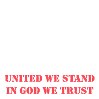 Use this UNITED WE STAND IN GOD WE TRUST self-inking stamp on your letters and cards in 11 ink colors. Impression is 7/8" x 2-3/8". Orders over $75 ship free!