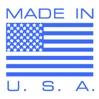 This MADE IN U.S.A. with Flag self-inking round stamp is 1-5/8" diameter and has 11 vibrant ink color choices. Orders over $75 ship free!