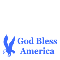 This GOD BLESS AMERICA, 7/8" x 2-3/8" self-inking patriotic stamp has a bald eagle design and is available in 11 ink colors. Orders over $75 ship free!