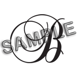 Stamp a single initial in an elegant script font with this monogram stamp and choose from 5 mount options! Shop now and get free shipping over $75!