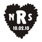 Round monogram address stamps. Custom designs. Free shipping. 11 ink colors. Secure order online. Round monogram stamps at Knockout Prices from RubberStampChamp.com