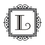 Round monogram address stamps. Custom designs. Free shipping. 11 ink colors. Secure order online. Round monogram stamps at Knockout Prices from RubberStampChamp.com