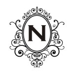 Round monogram address stamps. Custom designs. Free shipping. 11 ink colors. Secure order online. Round monogram stamps at Knockout Prices from RubberStampChamp.com