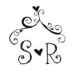 Round monogram address stamps. Custom designs. Free shipping. 11 ink colors. Secure order online. Round monogram stamps at Knockout Prices from RubberStampChamp.com