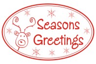 Merry Christmas Rubber Stamps. Holiday. Santa. Christmas trees. Santa. Stars, candy canes and more. Self Inking. Secure order online. RubberStampChamp.com Knockout Prices.
