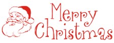Merry Christmas Rubber Stamps. Holiday. Santa. Christmas trees. Santa. Stars, candy canes and more. Self Inking. Secure order online. RubberStampChamp.com Knockout Prices.