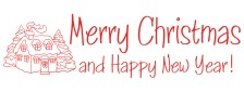 Merry Christmas Rubber Stamps. Holiday. Santa. Christmas trees. Santa. Stars, candy canes and more. Self Inking. Secure order online. RubberStampChamp.com Knockout Prices.