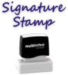 Custom Signature Stamps.  EZ order online. Secure. Self-inking, Pre-inked, Pocket Signature Stamps,Trodat, Xstamper, Ideal. Free Shipping over $10.