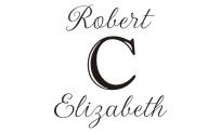 Wedding monogram name stamps. Custom designs. Free shipping. 11 ink colors. Secure order online. Wedding stamps at Knockout Prices from RubberStampChamp.com