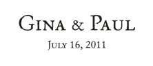 Wedding monogram name stamps. Custom designs. Free shipping. 11 ink colors. Secure order online. Wedding stamps at Knockout Prices from RubberStampChamp.com