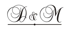 Wedding monogram name stamps. Custom designs. Free shipping. 11 ink colors. Secure order online. Wedding stamps at Knockout Prices from RubberStampChamp.com