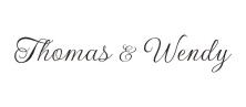 Wedding monogram name stamps. Custom designs. Free shipping. 11 ink colors. Secure order online. Wedding stamps at Knockout Prices from RubberStampChamp.com