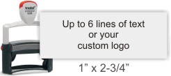 Trodat® Heavy Duty Self-Inking Rubber Stamps. Customize with text and/or logo. Secure online ordering. Free shipping. Knockout prices from RubberStampChamp.com.