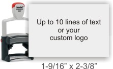 Trodat® Heavy Duty Self-Inking Rubber Stamps. Customize with text and/or logo. Secure online ordering. Free shipping. Knockout prices from RubberStampChamp.com.