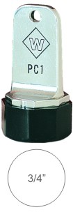 Top Quality Inspection Rubber Stamps come with aluminum case and solid neoprene plug. Use with industrial inks or traditional stamp pad. Knockout prices and free shipping at RubberStampChamp.com.