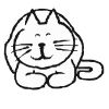 Cat Stock Rubber Stamps in your choice of 11 ink colors. Easy online secure ordering. Free shipping on orders over $10.