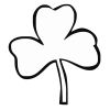 Shamrock Stock Rubber Stamps in your choice of 11 ink colors. Easy online secure ordering. Free shipping on orders over $10.