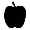 Apple Stock Rubber Stamps in your choice of 11 ink colors. Easy online secure ordering. Free shipping on orders over $10.