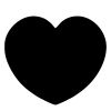 Heart Stock Rubber Stamps in your choice of 11 ink colors. Easy online secure ordering. Free shipping on orders over $10.