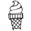 Ice Cream Stock Rubber Stamps in your choice of 11 ink colors. Easy online secure ordering. Free shipping on orders over $10.