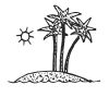 Palm Tree Stock Rubber Stamps in your choice of 11 ink colors. Easy online secure ordering. Free shipping on orders over $10.