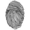 Fingerprint Stock Rubber Stamps in your choice of 11 ink colors. Easy online secure ordering. Free shipping on orders over $10.