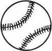 Baseball Stock Rubber Stamps in your choice of 11 ink colors. Easy online secure ordering. Free shipping on orders over $10.