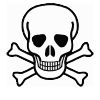 Skull and Crossbones Stock Rubber Stamps in your choice of 11 ink colors. Easy online secure ordering. Free shipping on orders over $10.
