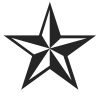 Star Stock Rubber Stamps in your choice of 11 ink colors. Easy online secure ordering. Free shipping on orders over $10.