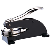 Ideal® M1-1/2 Desk Embosser, 1-3/4" round