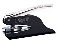 Ideal® M1-1/2 Compact Embosser, 1-3/4" round